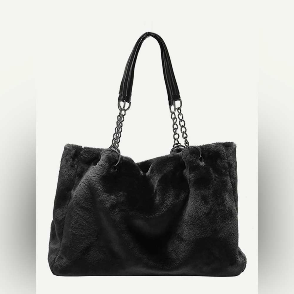 Faux Fur Tote Bag